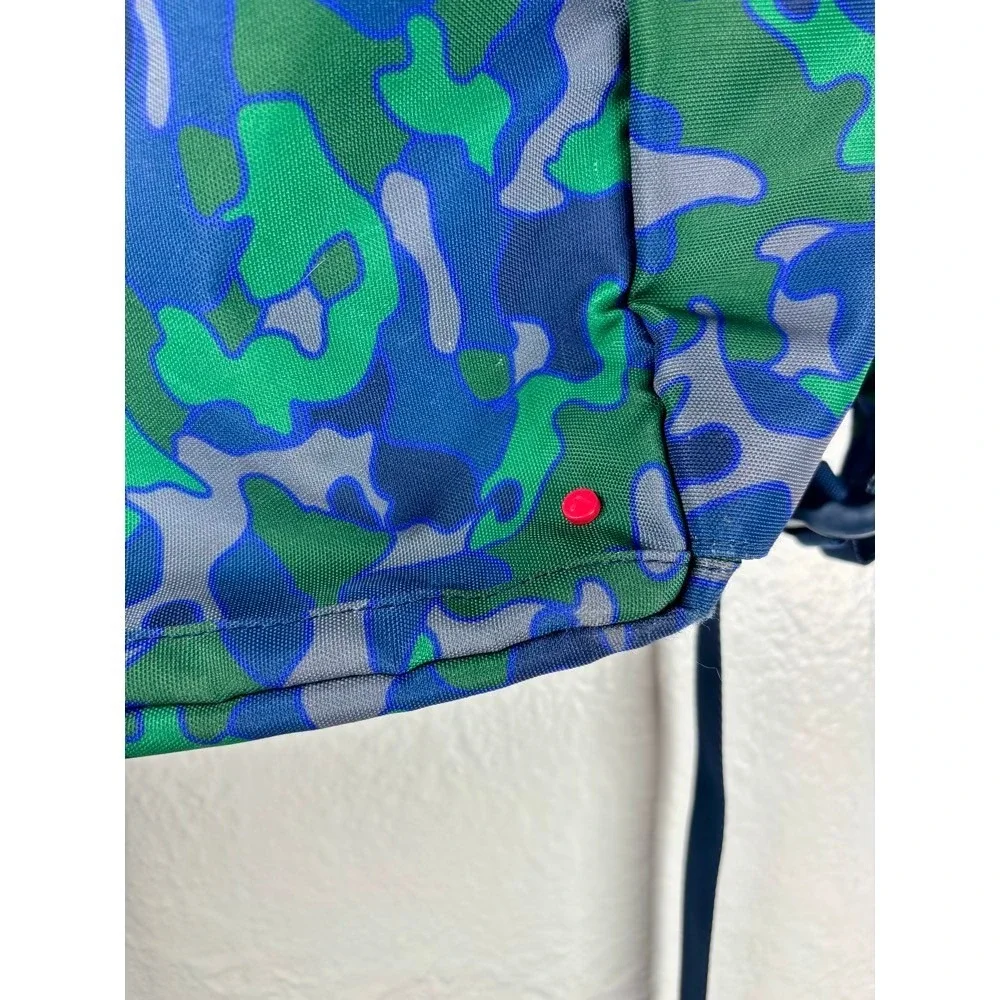 STATE Kane Kids Backpack Green Blue Camouflage School Travel Outdoor Camo 2 Zip‎